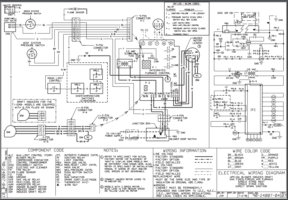 Ruud Wiring Diagram Air Handler - Wiring Diagram