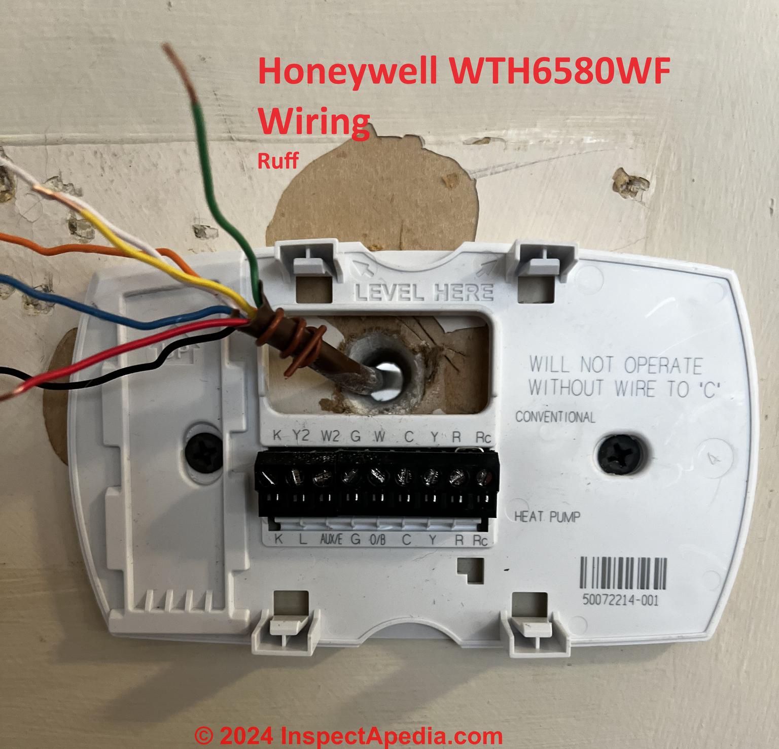 Honeywell Thermostat ID, Manuals \u0026 Wiring, image size:1536x1476